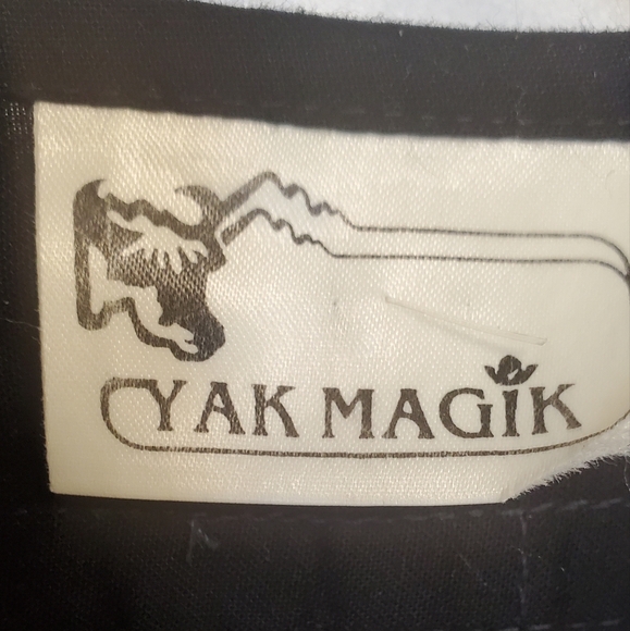 Vintage 90s Yak Magik Colorblock Cotton Quilted Oversized Kimono Jacket Large - Picture 4 of 7